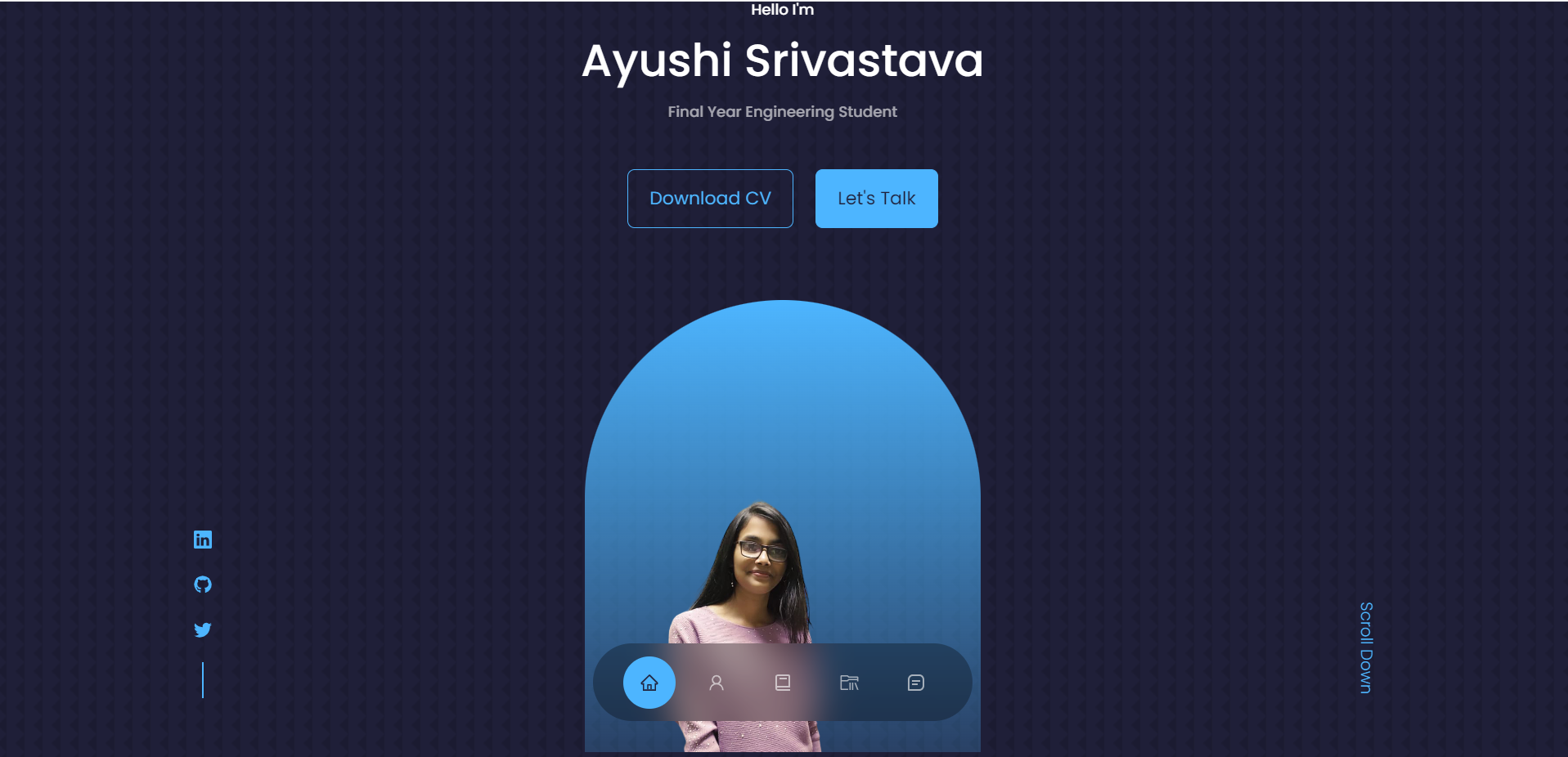 my react personal responsive project
