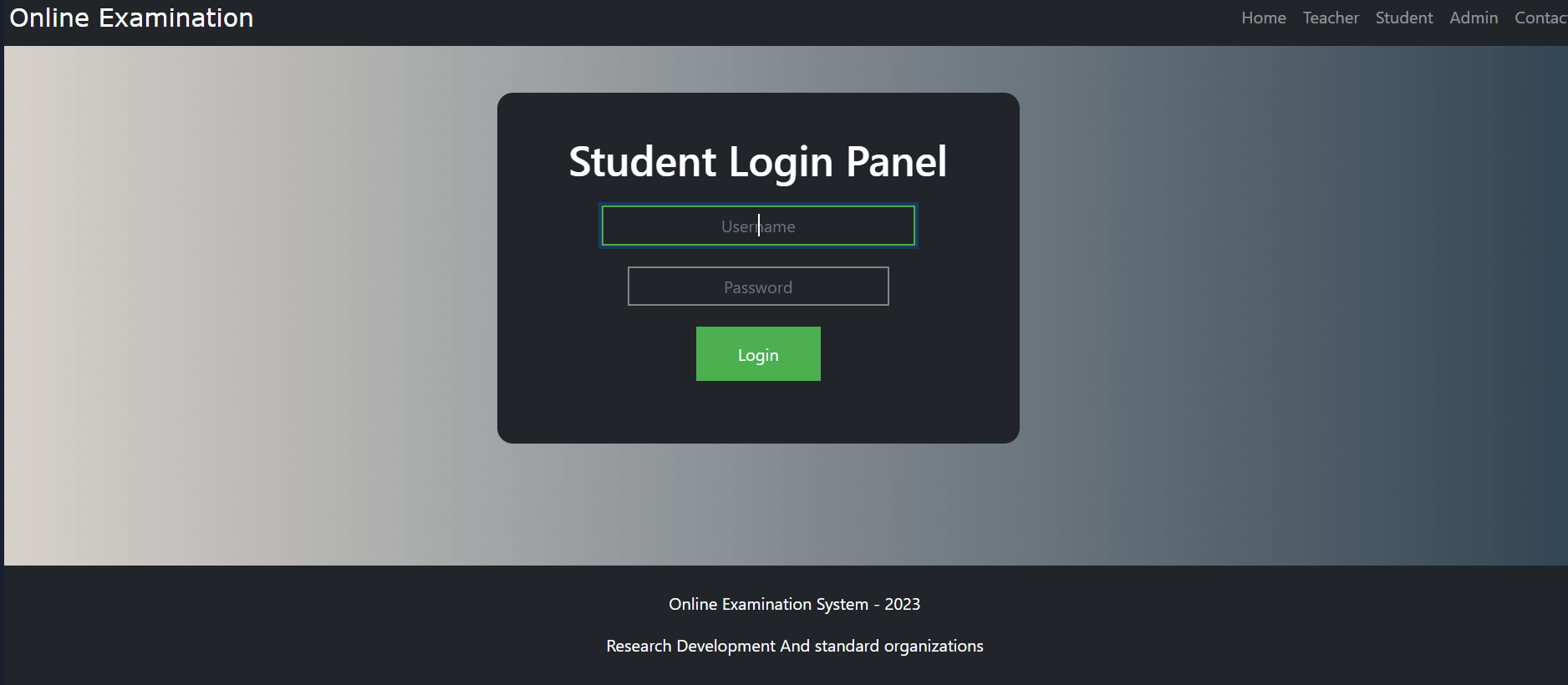 Online Examination System